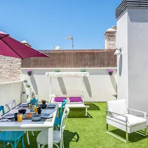 Atico Terraza Privada Piscina Centro Ac Nuevo 1hab Málaga
